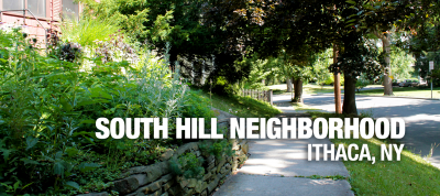 Ithaca South Hill apartments neighborhood banner image
