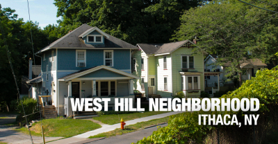 Ithaca West Hill neighborhood banner image